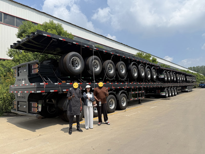 Luyi 공장, 베냉 고객 환영: 세미 트레일러 제조 현장이 협력의 새로운 장을 열다