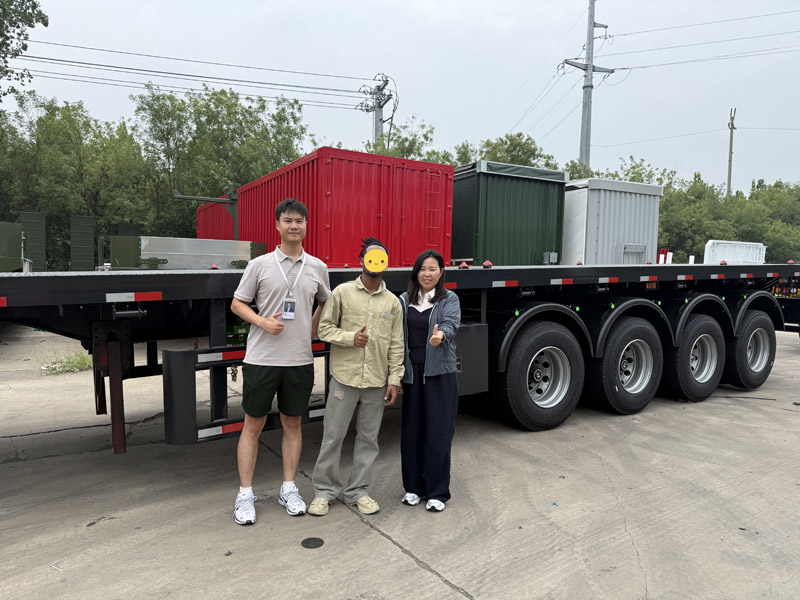 투르크메니스탄 고객이 Luyi 공장을 방문하여 3축 후방 팁 세미트레일러에 중점을 두고 협력 의향을 보여주었습니다.