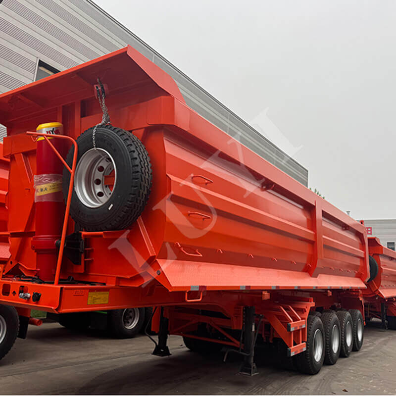 현지 요구 사항에 정확하게 맞춰진 4축 덤프 세미 트레일러가 잠비아 고객에게 성공적으로 전달되었습니다.