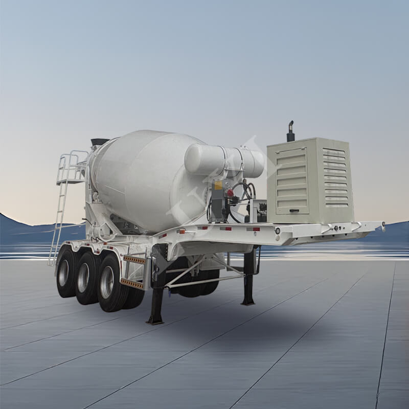 3축 12입방미터 파우더 탱크 세미트레일러