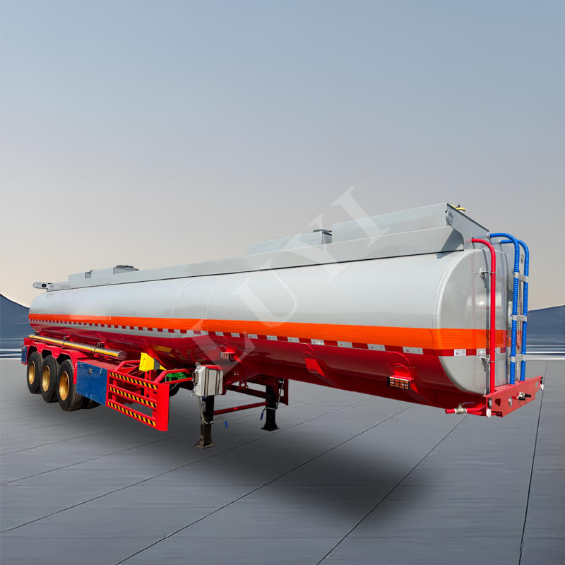 3축, 30~45입방미터, 맞춤형, 오일 탱크 세미트레일러