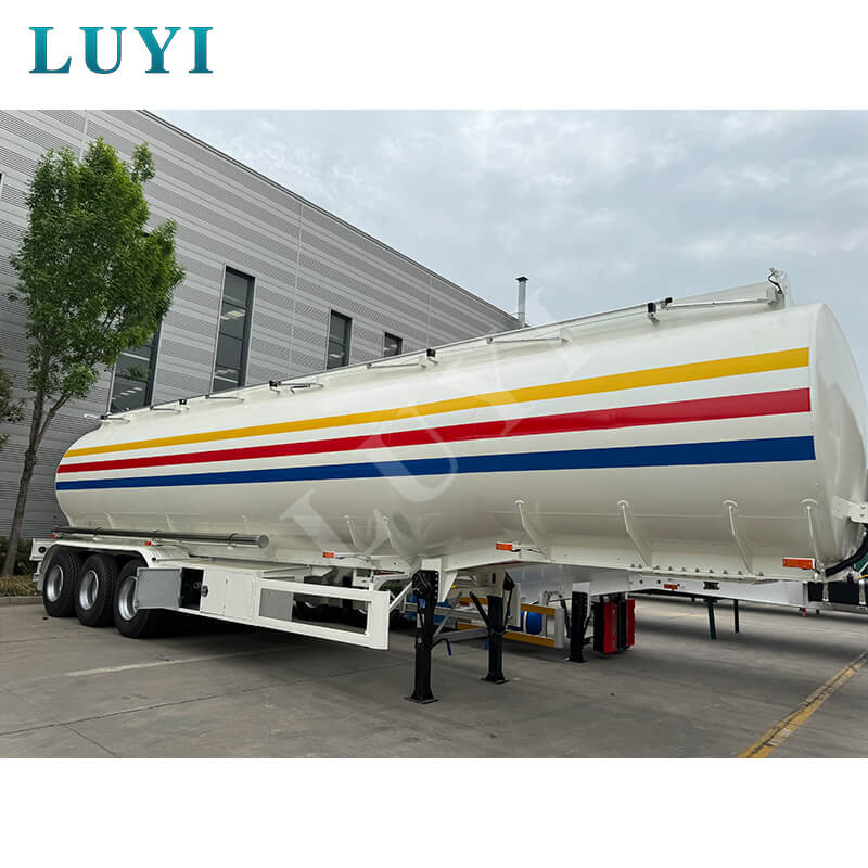 3 축 50,000 리터 7 구획 오일 탱크 세미 트레일러