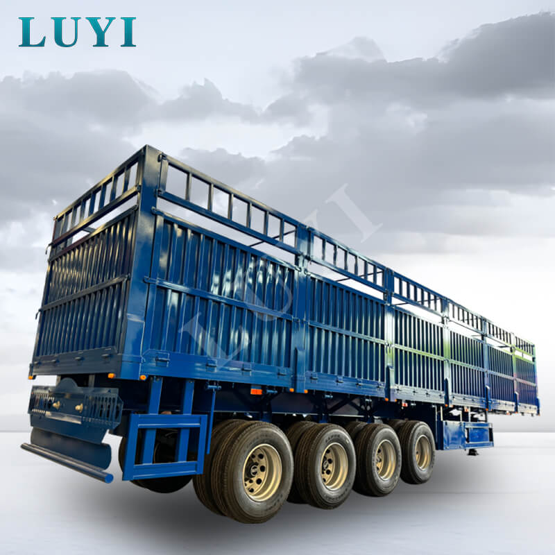 4축 측면 팁 스테이크 세미트레일러