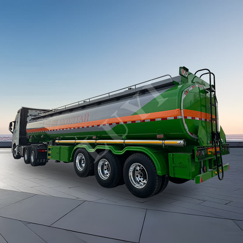40입방미터 45입방미터 3축 오일 탱크 트레일러