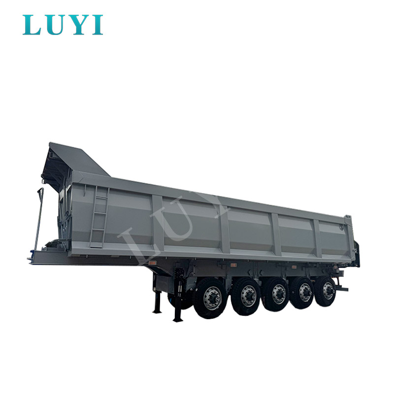 90톤 후방 팁 덤프 세미트레일러