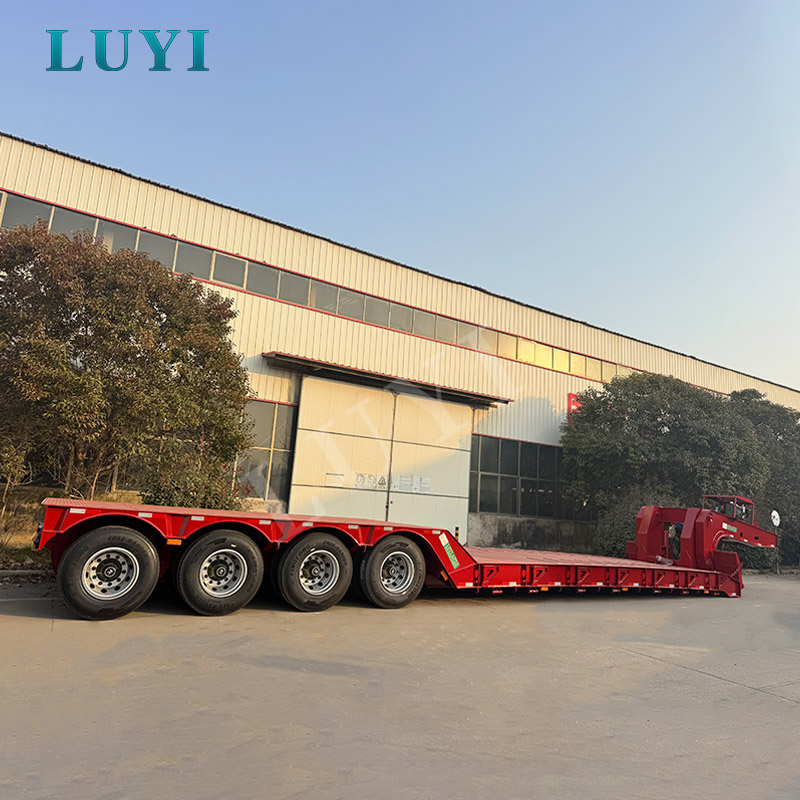 LUYI 4축 로우베드 트레일러: 더 무거운 탑재하중을 위한 스마트 솔루션