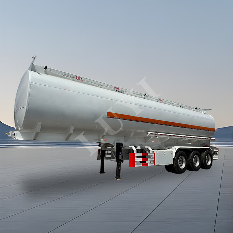 3축 탄소강 55,000리터 오일 탱크 세미 트레일러